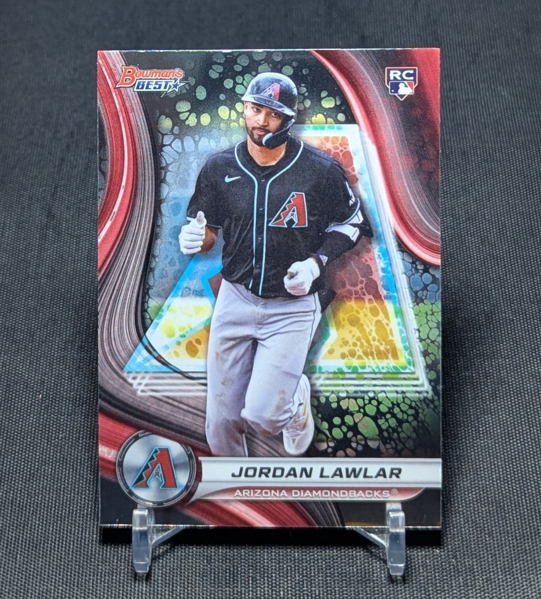 Jordan Lawlar Rookie RC 2024 Bowman's Best Chrome Card #4 Arizona Diamondbacks