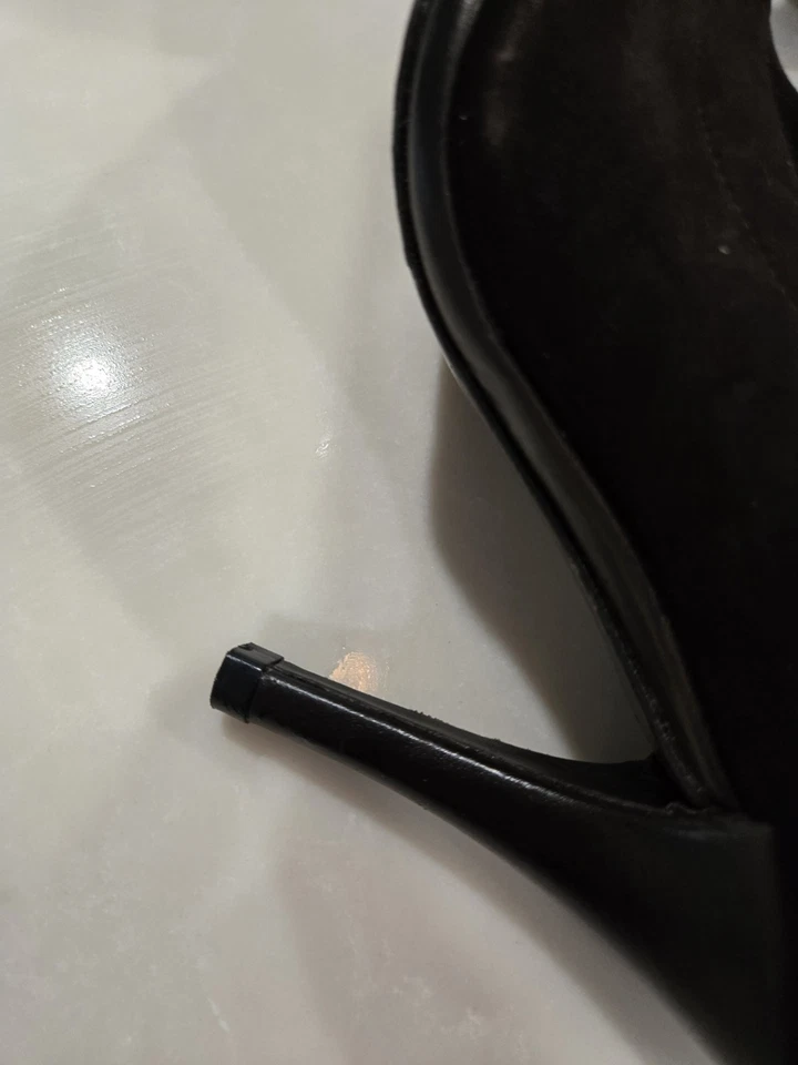 Botines Stuart Weitzman, Botas Marrón Gamuza Excelente Estado Talla 4.5 Foto 4 de 4