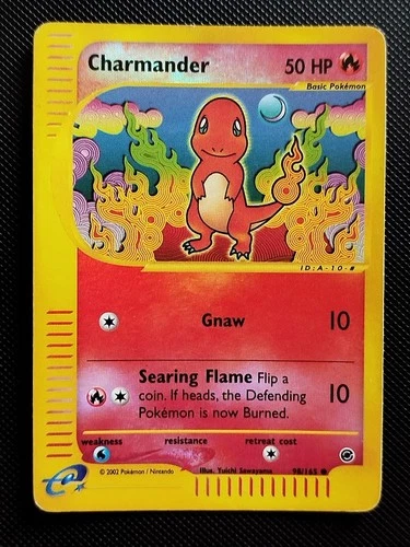 (MP) Charmander 98/165 Weakness Guard 141/147 2002 Pokemon TCG Cards e-Series