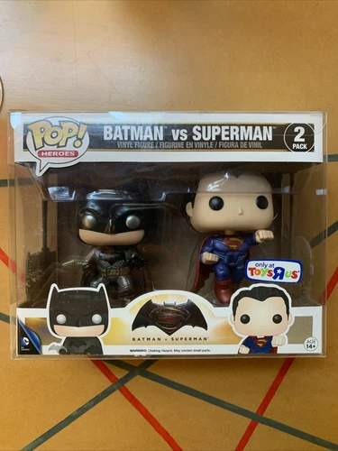 Funko Pop Batman Vs Superman Toysrus 2 Pack Exclusive Dc Super Heroes Sealed