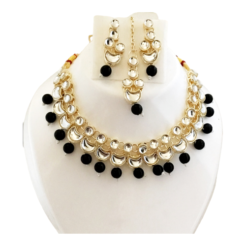 Ensemble De Marée Bollywood nden Bjoux Plaqué Or Coller CZ Femme