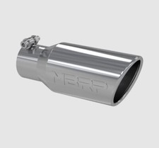 Mbrp Single Wall Rolled Angle Cut 2.75 Inlet 4 Outlet Exhaust Tip - T5157 Mbrp Single Wall Rolled Angle Cut 2.75 Inlet 4 Outlet Exhaust Tip - T5157