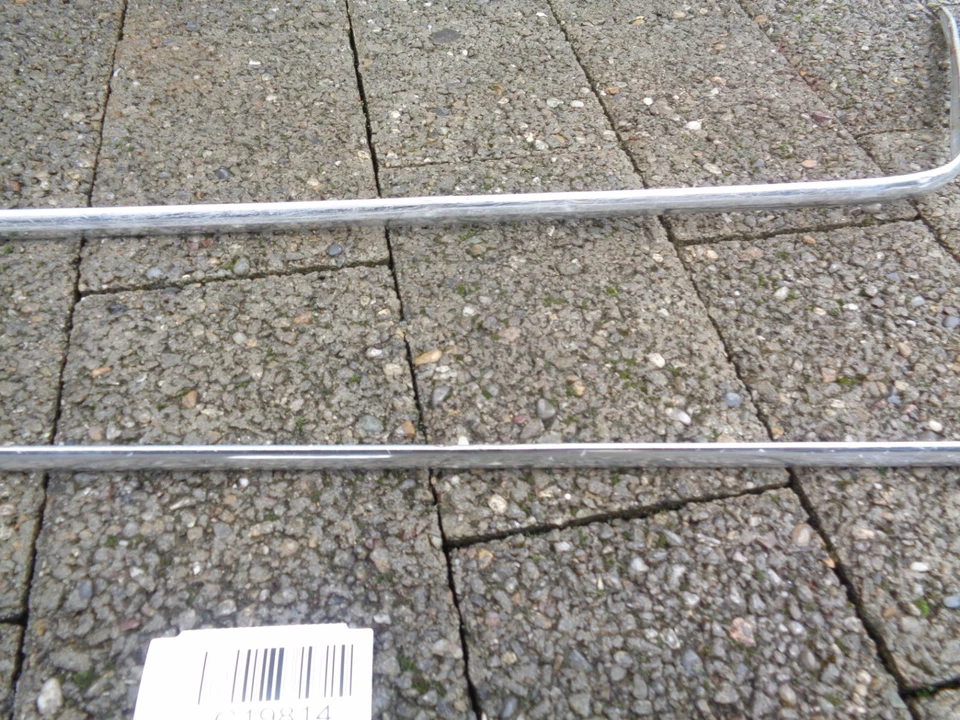 Opel Rekord P2 2trg. Coupe Zierleiste Chrom Seitenwand hinten rechts links Set - Bild 4 von 4