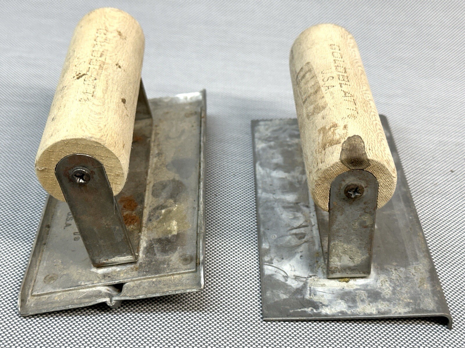 Goldblatt Concrete Joint Edger & Groover Tools Grooving Edging Wood Handles