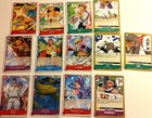 One piece card game - lotto 13 carte miste Giapponese e 13 inglese - jap - Eng