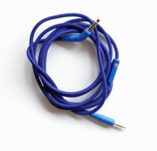 Blue Nylon Audio Cable Mic For JBL Synchros E35 E40BT C45BT E500BT Headphones