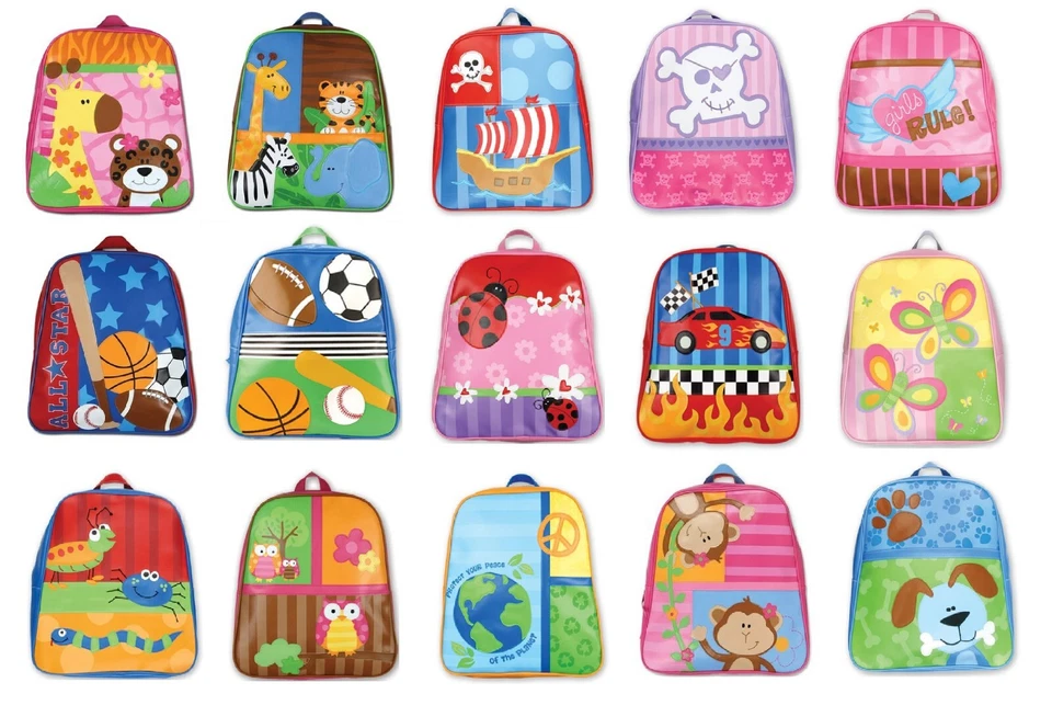 Stephen Joseph Kids Themed Vinyl Go Go Backpack with Appliqued Designs - Image 1 of 1