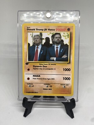 Donald Trump JD Vance Pokmon Card | eBay Donald Trump JD Vance Pokmon Card | eBay