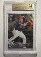 Juan Soto 2018 Topps Chrome Update Refractor /250 BGS 9.5 Rookie RC Gem HMT55