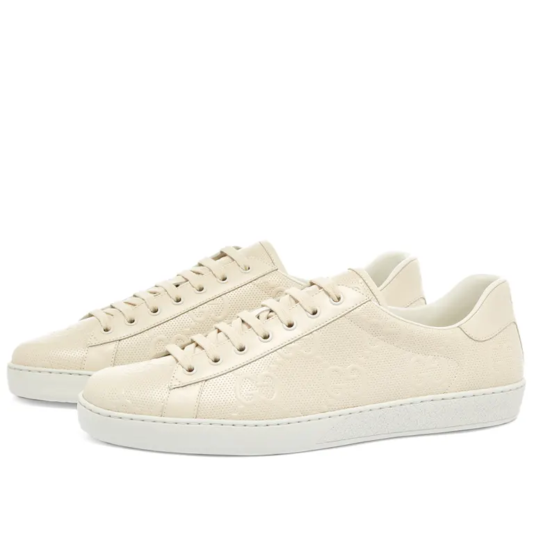 Gucci Ace 'GG Embossed - White' Men's 625787 1XK10 9022 | eBay