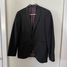 Altamoda by MW Suit Jacket Blazer Mens 38 R Dark Gray Sport Coat RN77219