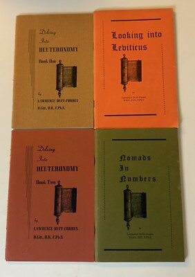 Lawrence Duff-Forbes Book Lot Of 4 Deuteronomy Leviticus Nomads In Numbers