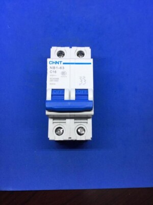 CHINT NB1-63 C16 2 POLE CIRCUIT BREAKER 400v