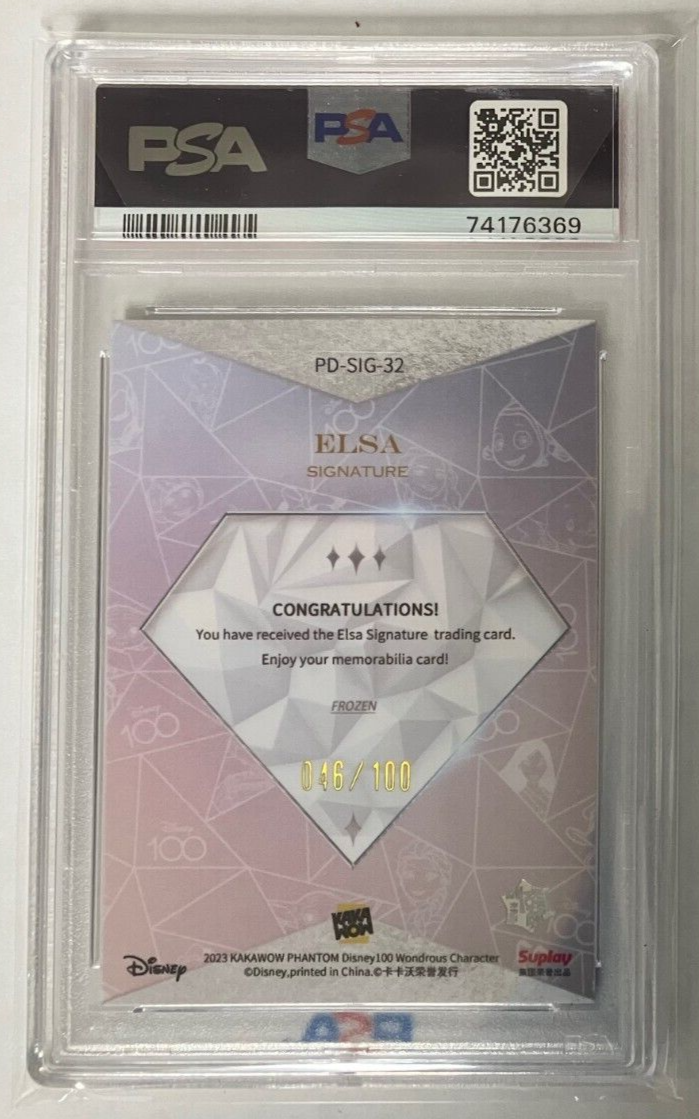 2023 Kakawow Phantom Disney 100 FROZEN ELSA Signature Auto