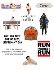 Forrest Gump 90's Movies  Sticker Pack