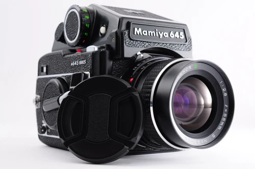 **NEAR MINT+2** Mamiya M645 1000S PD Prism Finder + Sekor C 55mm f/2.8 S FromJPN