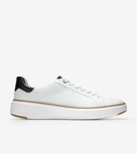 Cole Haan Men's GrandPr  Topspin Sneaker Optic White Leather C34226