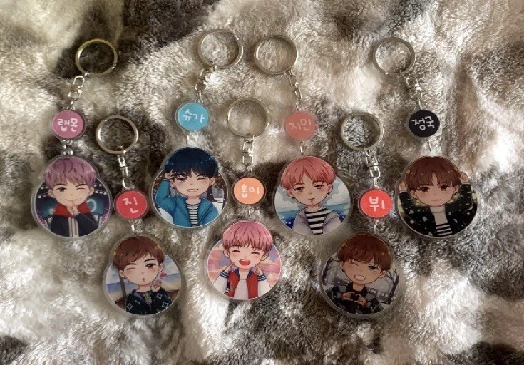 Bts keychain ebay sale