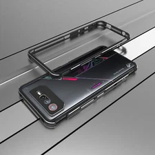 For Asus ROG6 ROG6PRO Metal Phone Frame Case Simple Aurora Gaming Phone Case