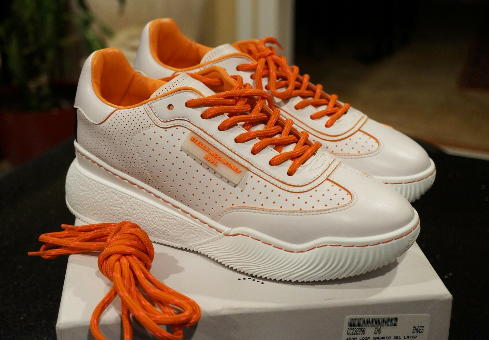 Stella McCartney Women\u0026#039;s White Loop Lace-up Polyester Sneaker Shoes EU  39/US 9 B | eBay