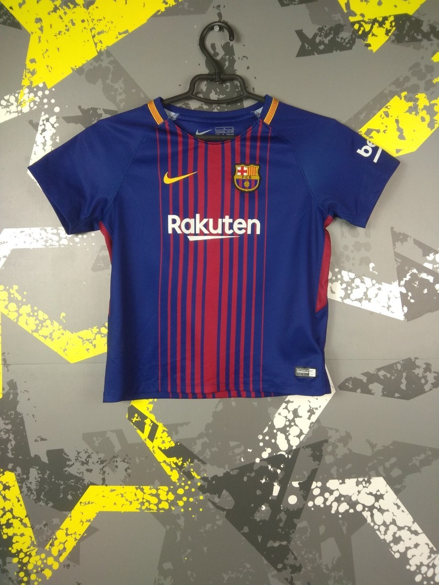 Barcelona Jersey Home football shirt 2017 - 2018 Nike Young Size L