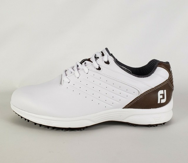 FootJoy FJ 59706 Men Arc SL Golf Leather Spikeless White/navy Shoes 8 M
