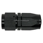 FAST FLOW AN-6 6AN BLACK JIC Straight Swivel Fuel Oil Braided Hose Fitting