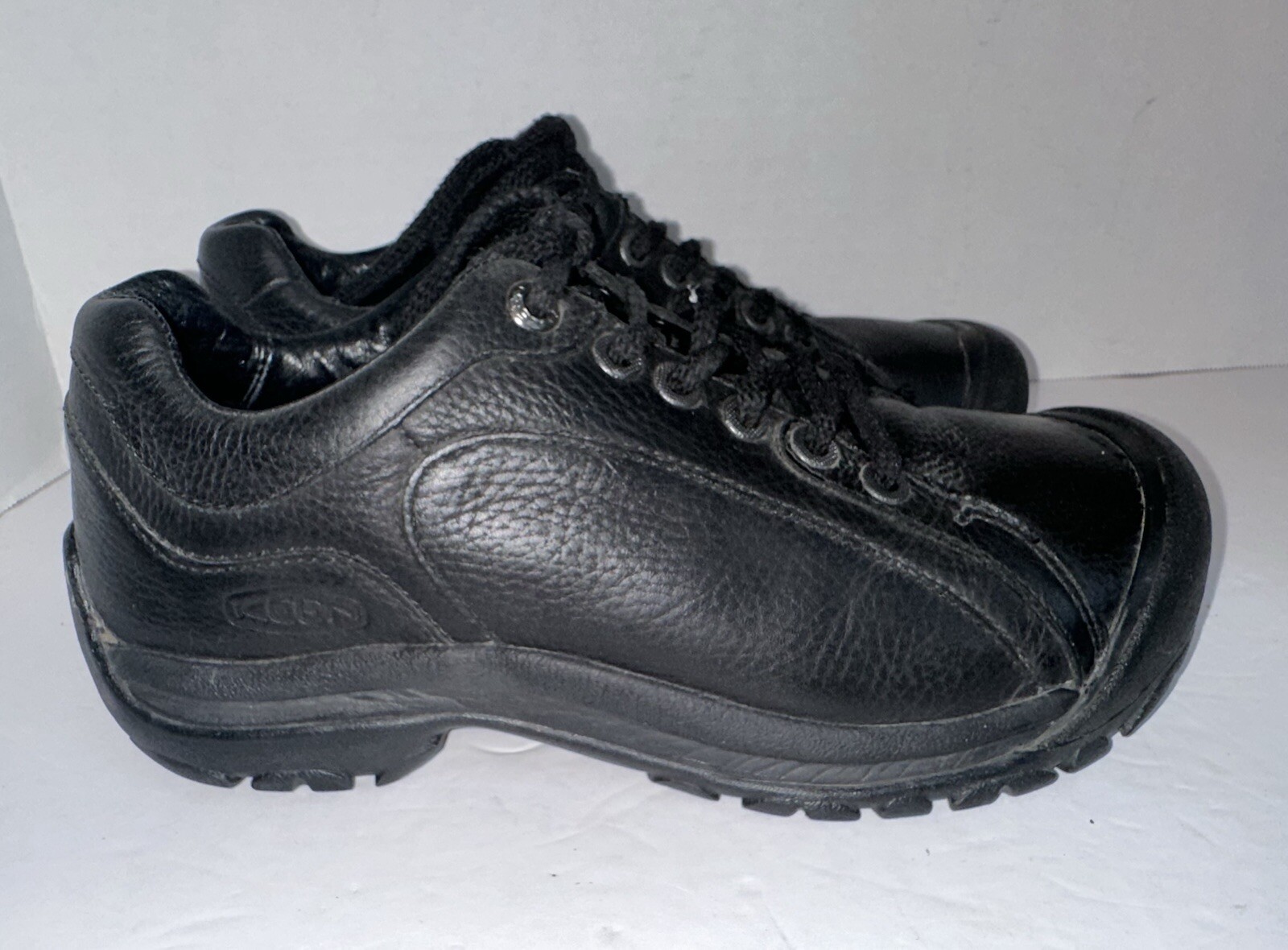 Scarpa bassa Keen Briggs in pelle nera trail escursionismo casual passeggio uomo 8 5