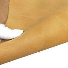 5-6OZ Yellow Gold Head Brushed Genuine Cowhide Leather Sheets Multi-size