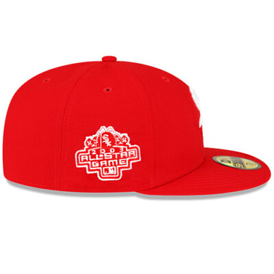 New Era Chicago white Sox Red Fitted Hat MLB 2003 All Star Game