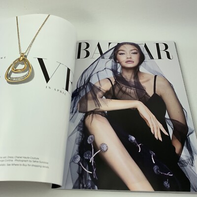 Harper's Bazaar Magazine April 2020 Gigi Hadid Cover FASHION Chic