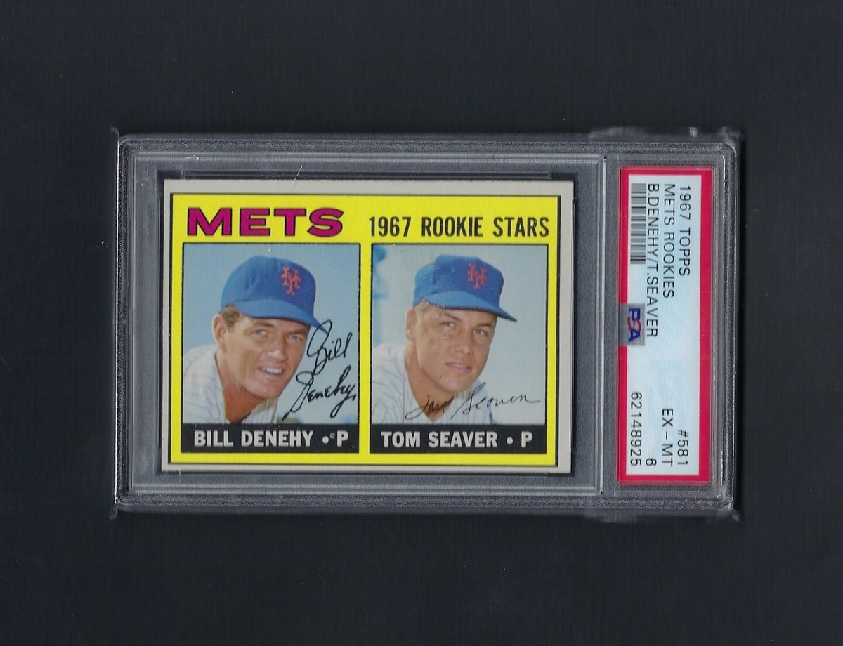 1967 TOPPS TOM SEAVER ROOKIE CARD #581 PSA 6 EX-MT | eBay