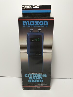 Vintage Maxon 27-LP, 40-Channel/5-Watt Citizens Band Radio   s5
