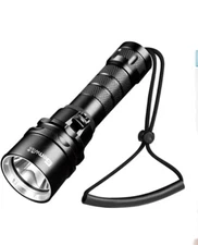 Genwiss Dive Light with lock function, Diving Flashlight Underwater Lights