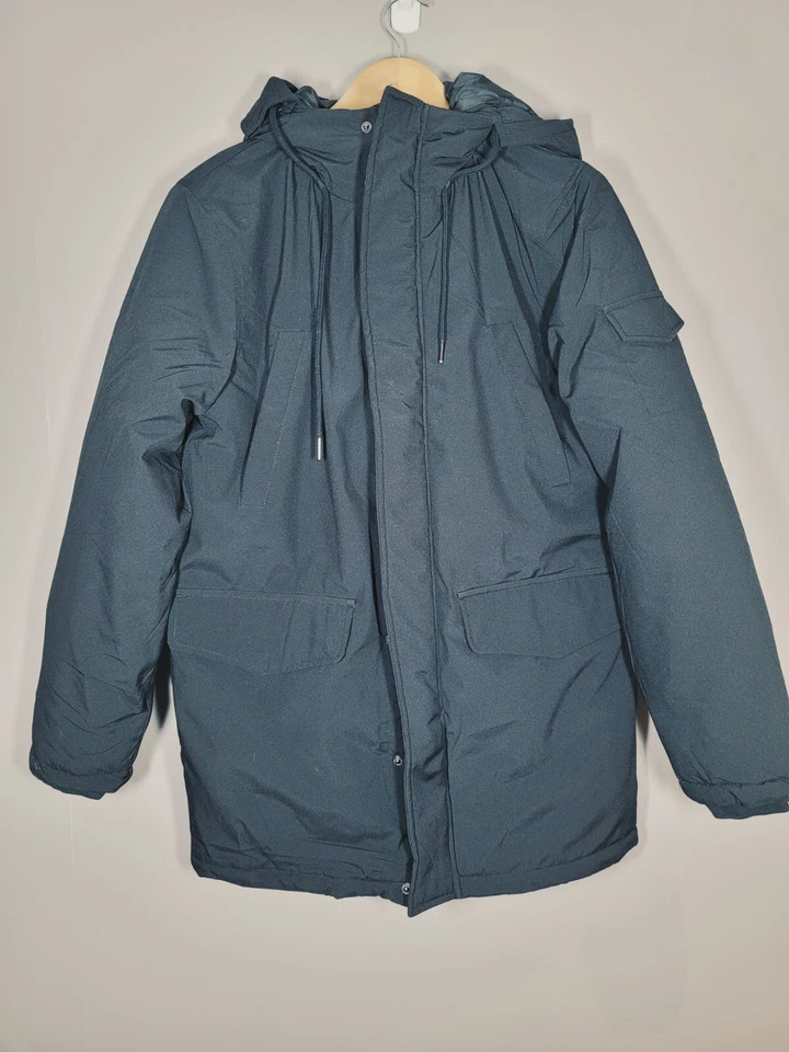 BNWT NEW BURTON MENS BOYS XS BLACK PARKA COAT HOODED WARM SCHOOL AT30 - Image 2 of 4