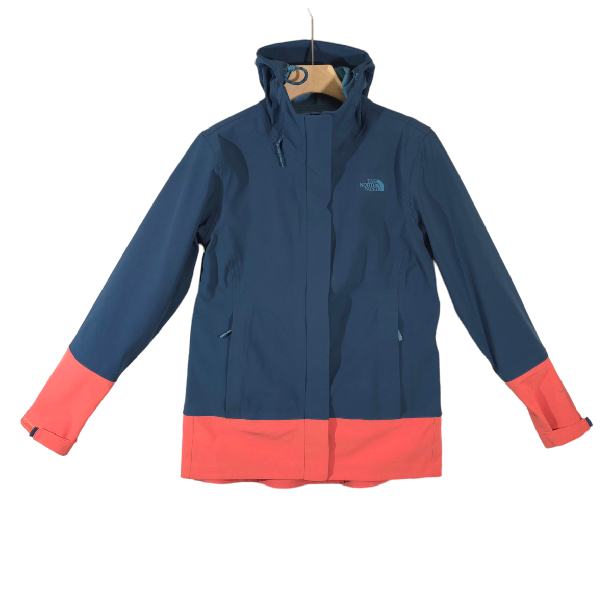 The North Face Women's Apex Flex Dryvent Jacket Blue Wing Teal Coral  Size M