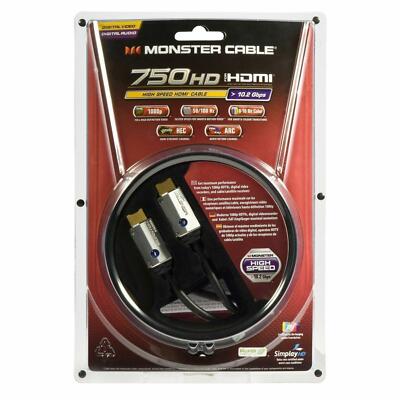 Monster HDMI Kabel, MC 750HDS, mit Ethernet (10,2 Gbps) 1 m  von Monster Cable
