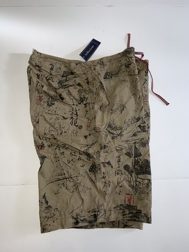 PANTALONES CORTOS DE TABLA DE BAÑO Polo Ralph Lauren para hombre lona verano verde oliva 34* - Imagen 2 de 10