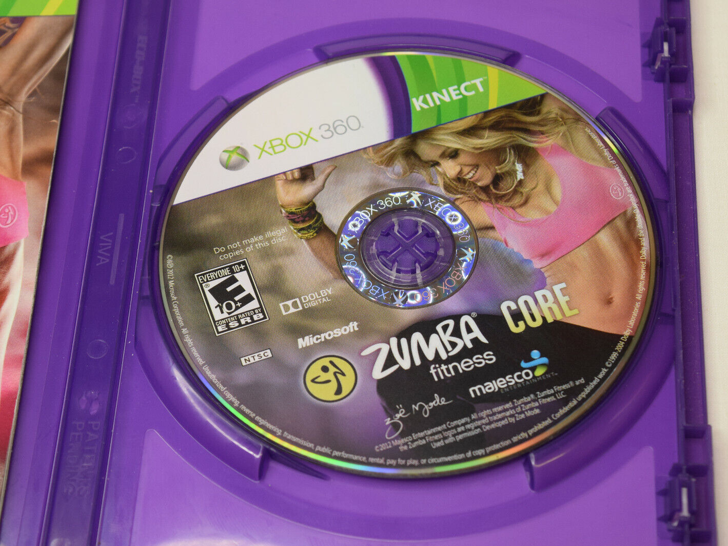 ZUMBA FITNESS CORE Party Your Abs Off + Kinect Adventures XBOX 360 GAMES  NEW 