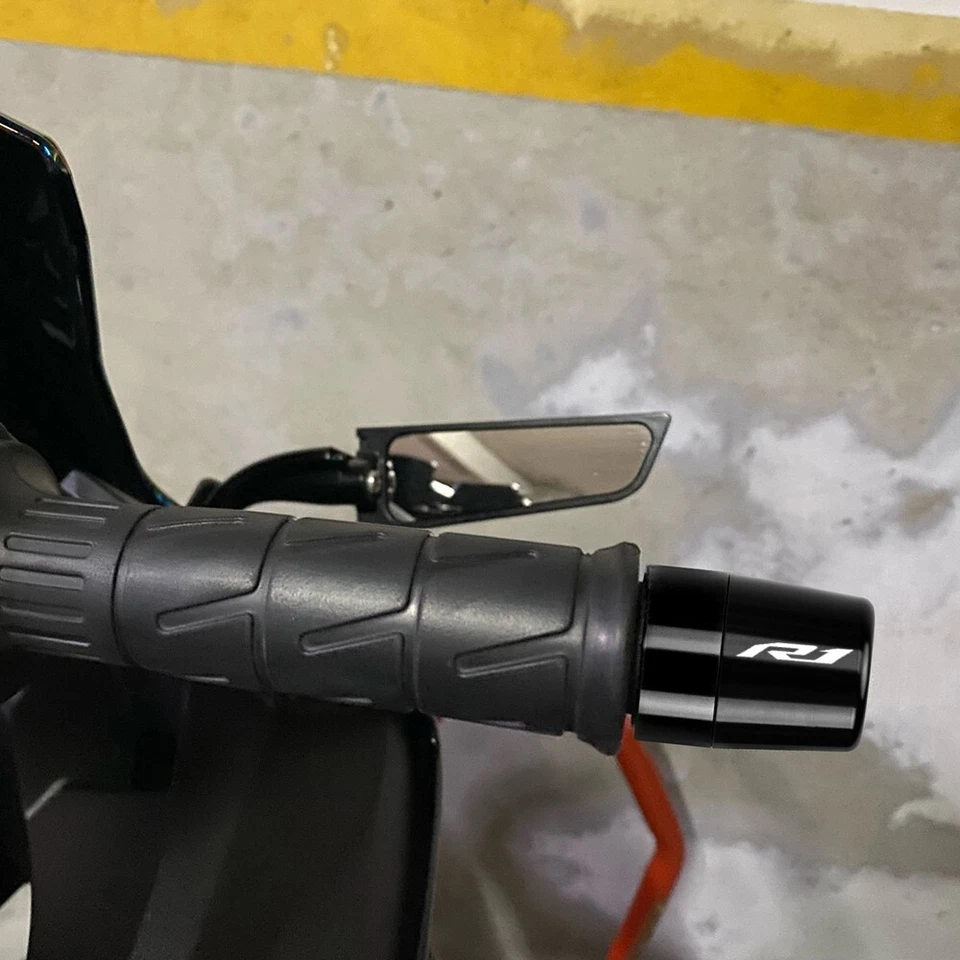 Tapones de empuñaduras de manillar extremos para YAMAHA YZF-R1 YZF-R1M YZF-R1S YZF R1 Foto 2 de 4