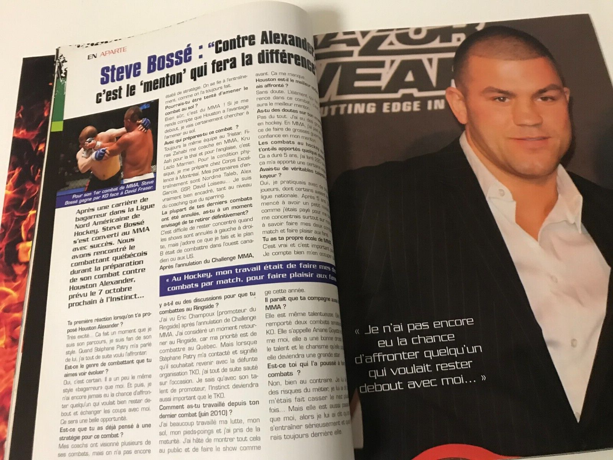 ▻FIGHT SPORT n°71 2011 MMA CHECK KONGO TITO ORTIZ