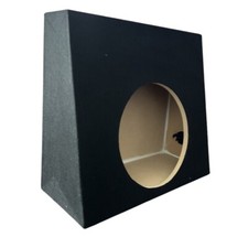 8 Oversized Single Wedge Sealed Truck Box Subwoofer Enclosure - Black