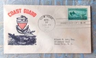 WW2 COAST GUARD CACHET CRAFT CACHET   1946 FDC
