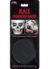 Black Foundation Costume Makeup Face Paint 0.32oz