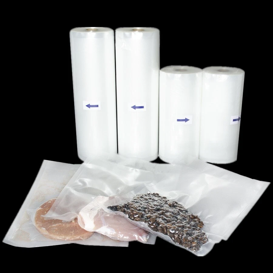 rouleaux 15/20/25/28/30cm alimentaire Sac sous vide alimentaire gaufré 6M/15M - Photo 4/4