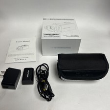 HD Digital Video Camera Full HD 1080 with case, 2 batteries  manual
