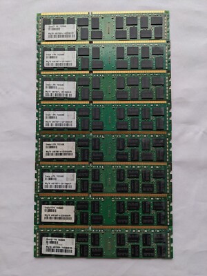 Lot of 8 SUN Oracle 7020486 8GB PC3L-12800R ECC DIMM  X7100790  for X3-2, X4-2 