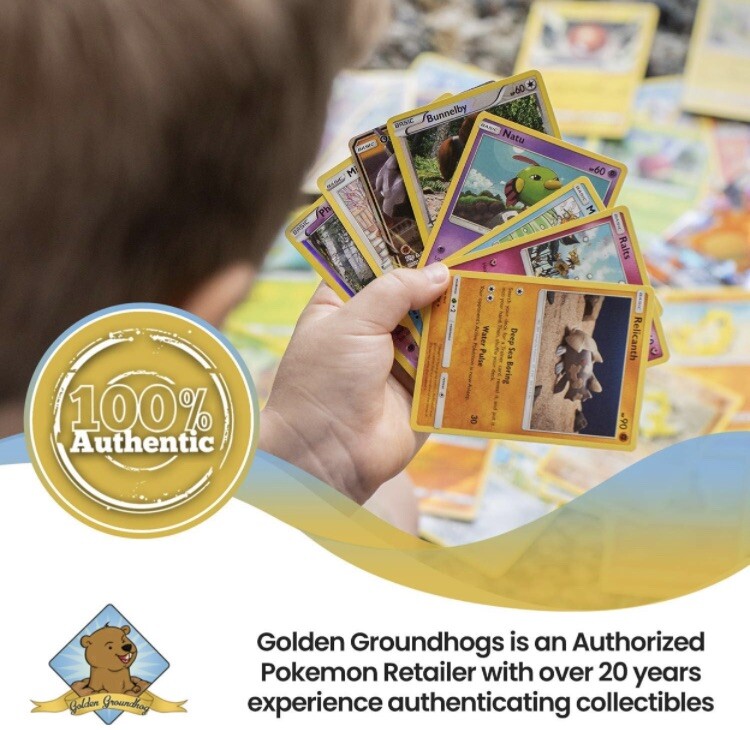 golden groundhog pokemon cards real 240 Pokemon TCG Trading Cards Collection