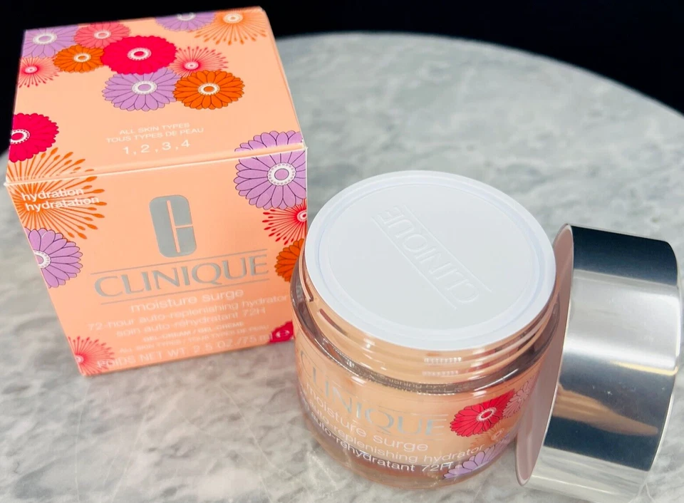 倩碧 Moisture Surge 72 小时自动补湿保湿霜 2.5 盎司 全新带盒 限量 E. — 第 2/4 张图片