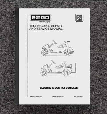 1997 Service Repair Workshop Manual Fits 1997 E-Z-GO Electric Golf